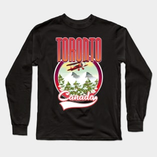 Toronto Canada travel logo Long Sleeve T-Shirt